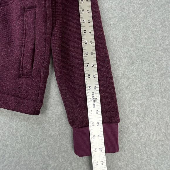 Patagonia Better Sweater Coat Womens XS Hooded Light Balsamic Burgundy Fleece - Picture 6 of 14